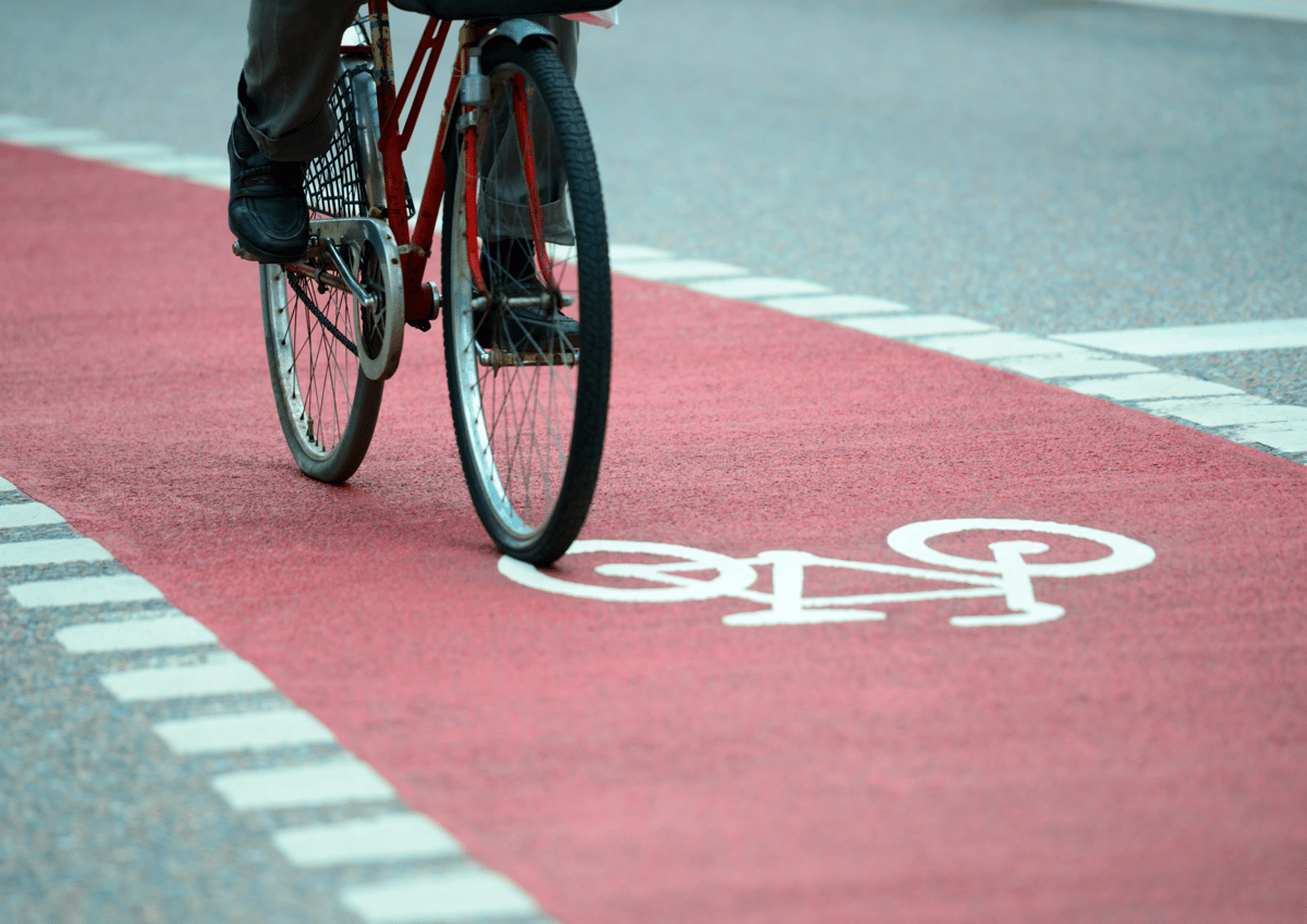 Radweg Markiert